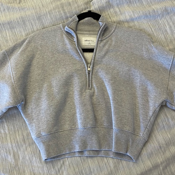 ✨Sold✨ Aritzia Wilfred Free Fleece 1/2 Zip Sweatshirt - Picture 9 of 10